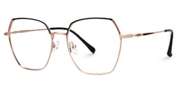 Marlon Geometric Two-Tone Glasses1