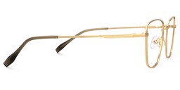 Oduntan Rectangle Gold Glasses2