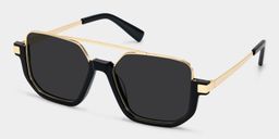 Oromiya Black Gold Aviator Sunglasses2