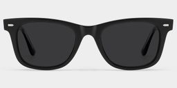 Robert Rectangle Black Glasses0