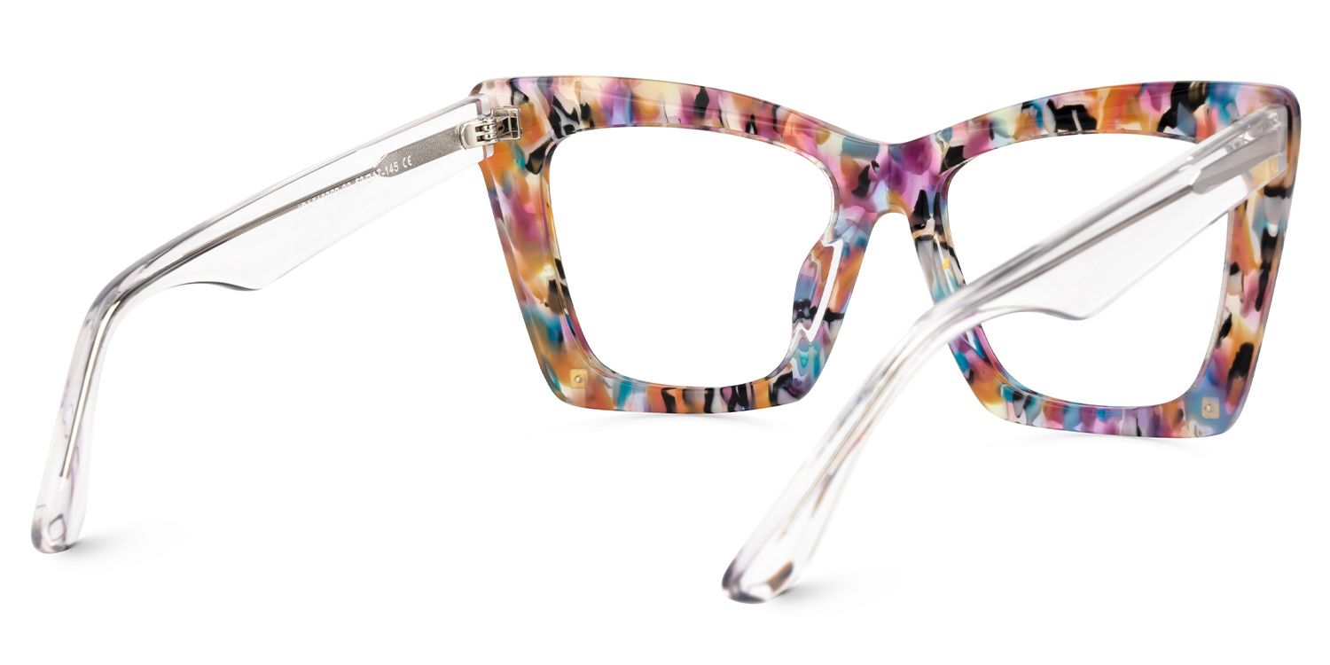 Goolsby Designer Eyeglasses in Rectangle Tortoise Frame3