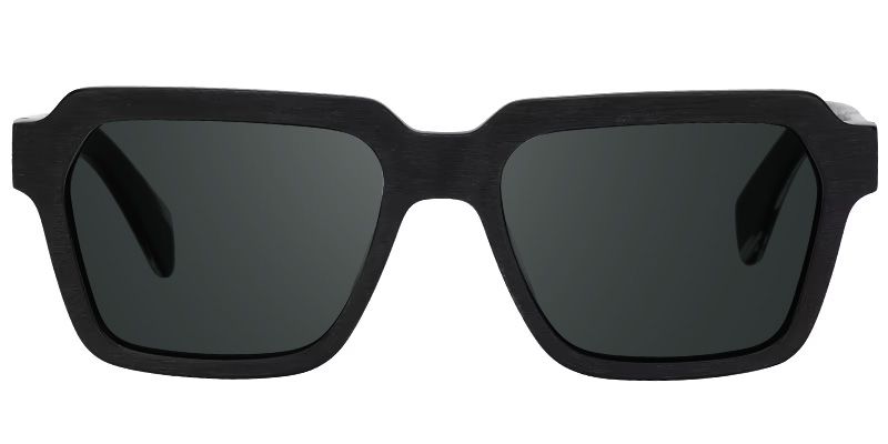 Richard Rectangle Sunglasses with Black Matte Frames0