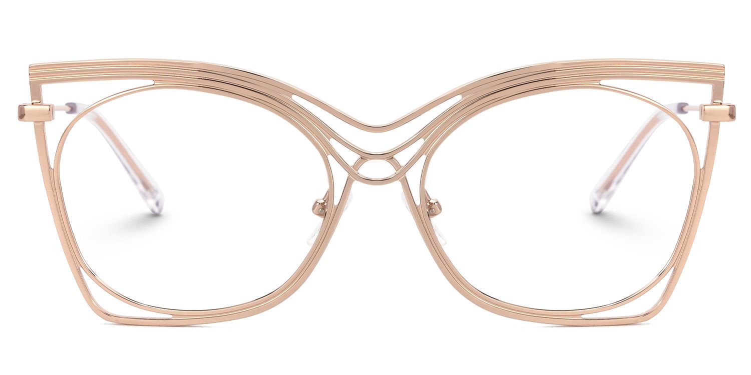 Designer Ballou Glasses in Metal Full-Frame0