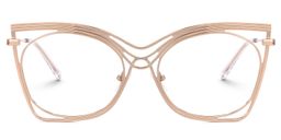 Ballou Butterfly Gold Glasses0