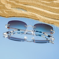 Seth Rectangle Silver Glasses8