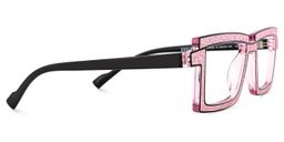 Zephyr Rectangle Pink Glasses4