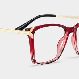Tricee Two-tone Square Glasses5
