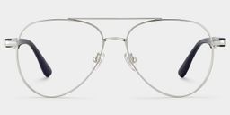 Aspen Silver Aviator Glasses1