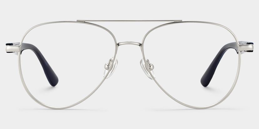 Aspen Silver Aviator Glasses