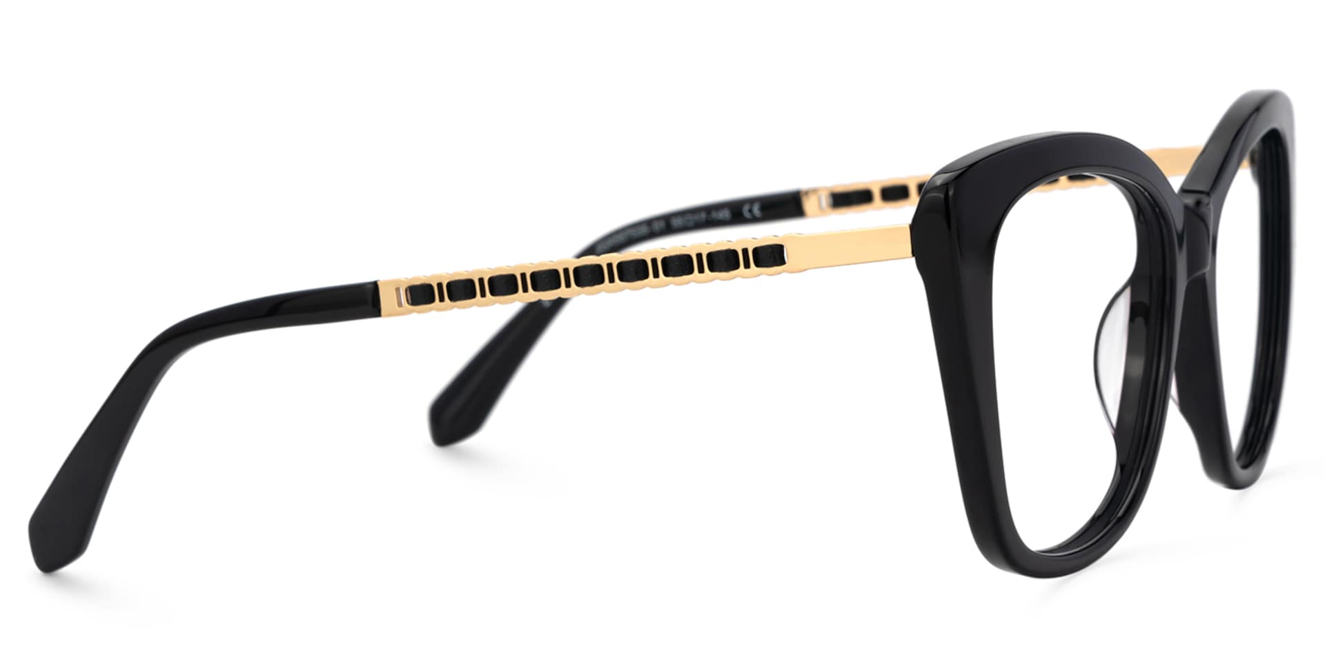 Deangela Women's Black Frame Eyeglasses  | Zeelool3