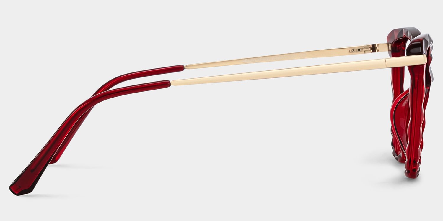 Lucas Cateye Red Eyeglasses with TR90 Frame3