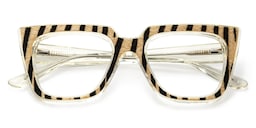 Gipson Cateye Tiger Print Glasses2