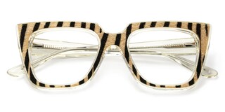 Gipson Cateye Tiger Print Glasses2