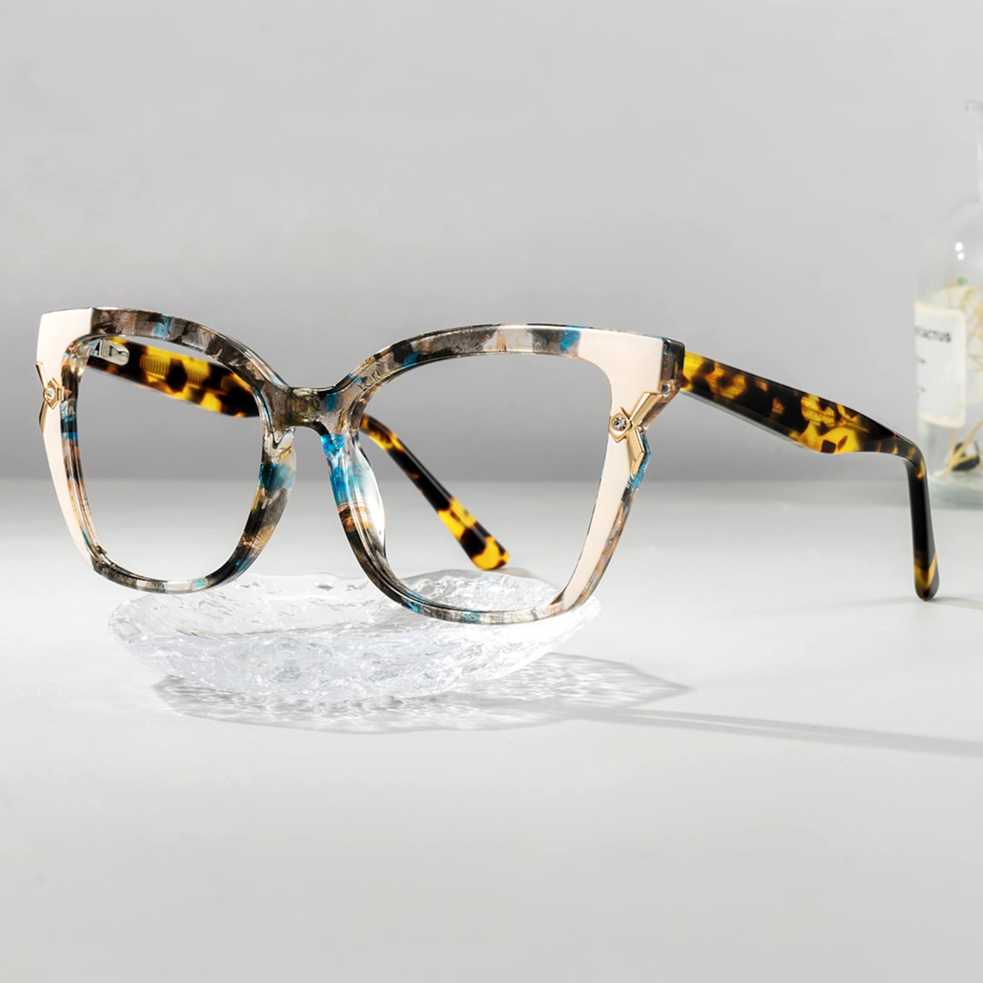 Women's Floral Cat Eye Shape Eyeglasses Online | Zeelool0