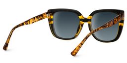 Brenda Square Tortoise Sunglasses3