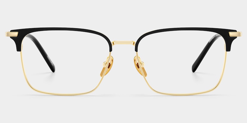 Maxwell Browline Black Glasses