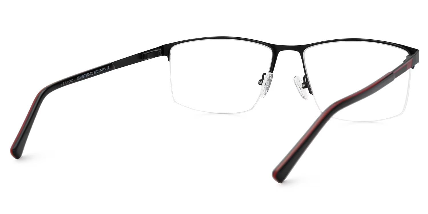 Graniela Eyeglasses in Rectangle Black Frame | Zeelool3