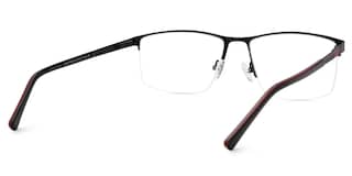 Graniela Rectangle Black Glasses3