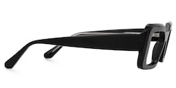 Tasew Rectangle Black Glasses2