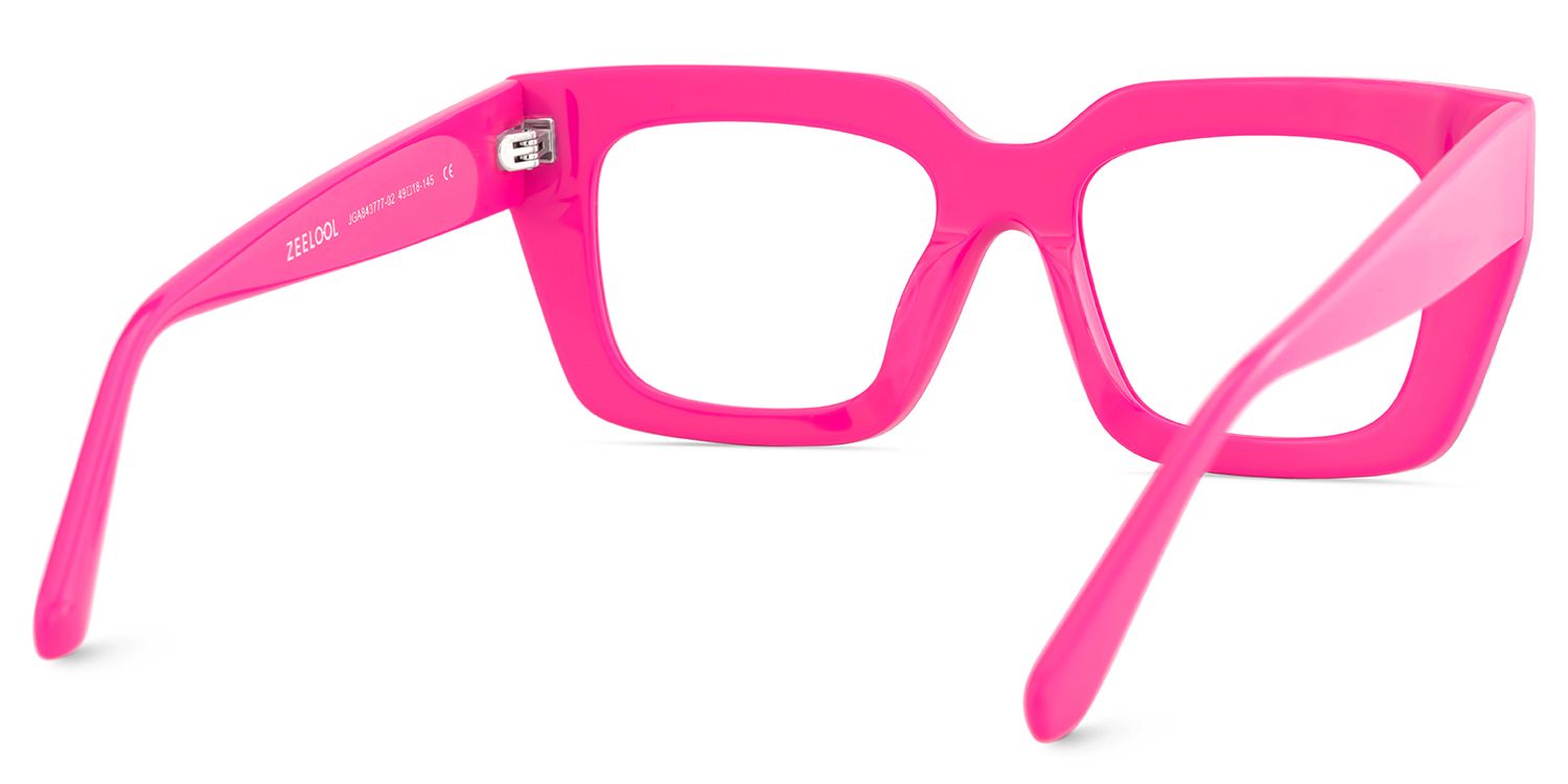 Kent Acetate Rainbow Frame Glasses with Square Shape | Zeelool6