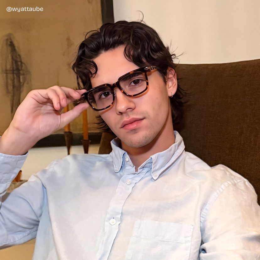 Rayne Tortoise Square Glasses
