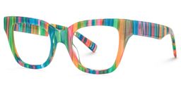 Nereyda Green Cat eye Glasses1