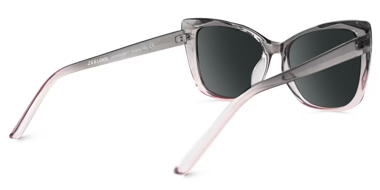 Square Farris Pink Sunglasses deals -Zeelool Glasses3