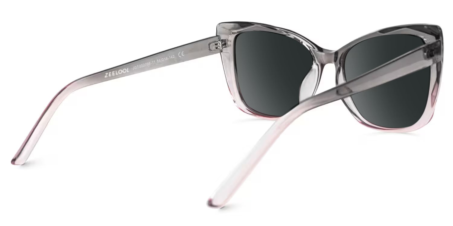 Square Farris Pink Sunglasses deals -Zeelool Glasses3