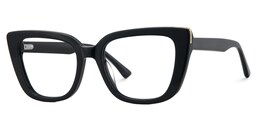 Lannez Rectangle Black Glasses3