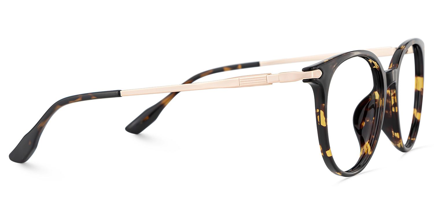 Mila Round Tortoise Frame Eyeglasses for Woman| ZEELOOL4