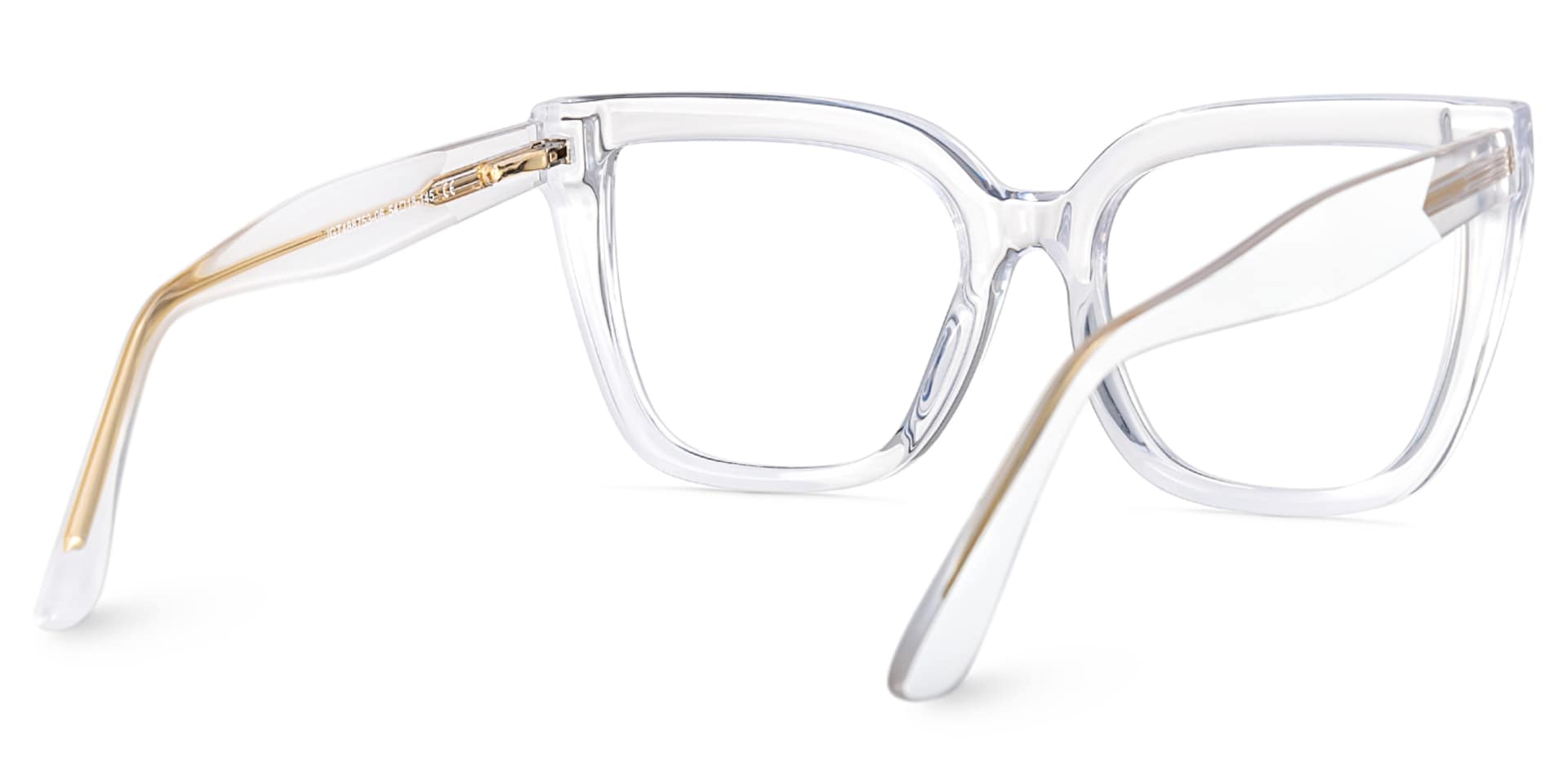 Mirta Square Crystal Eyeglasses with TR90 Frame4