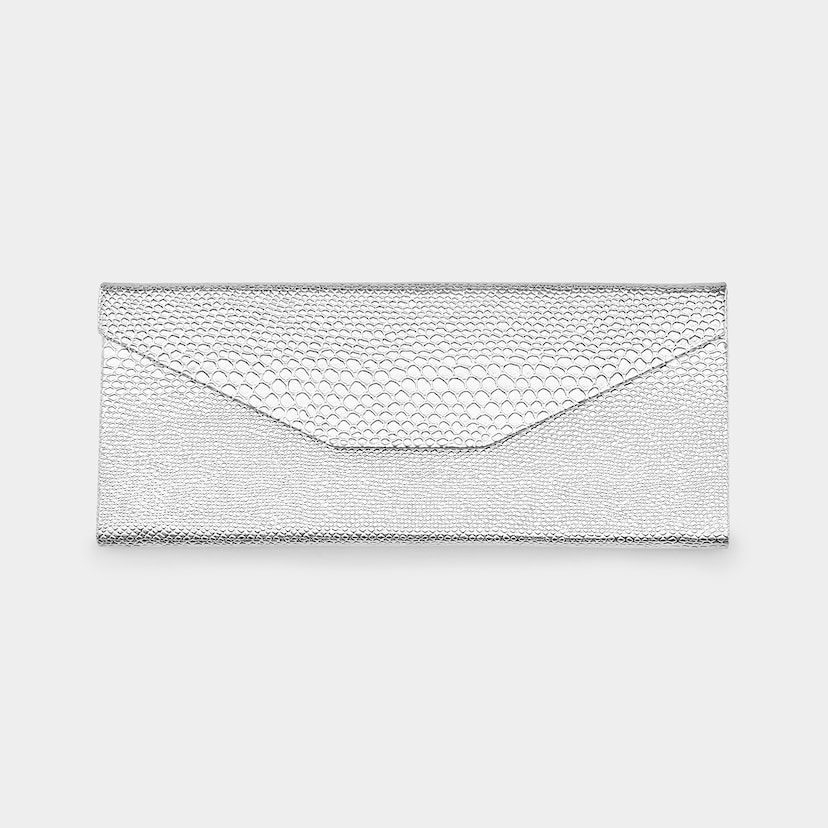 Silver Portable Glasses Storage Bag