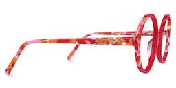 Wynn Round Red Glasses2