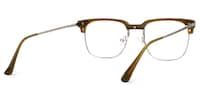 Boyde Browline Green Glasses3