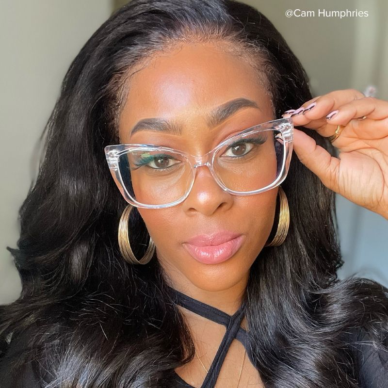 Farris Clear Classy Cat eye Frame Glasses | Zeelool4