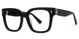 Scicluna Square Black Glasses1