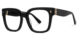 Scicluna Square Black Glasses1