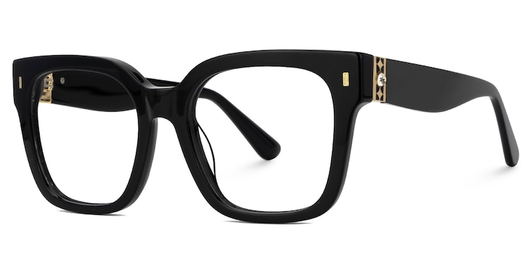 Scicluna Square Black Glasses