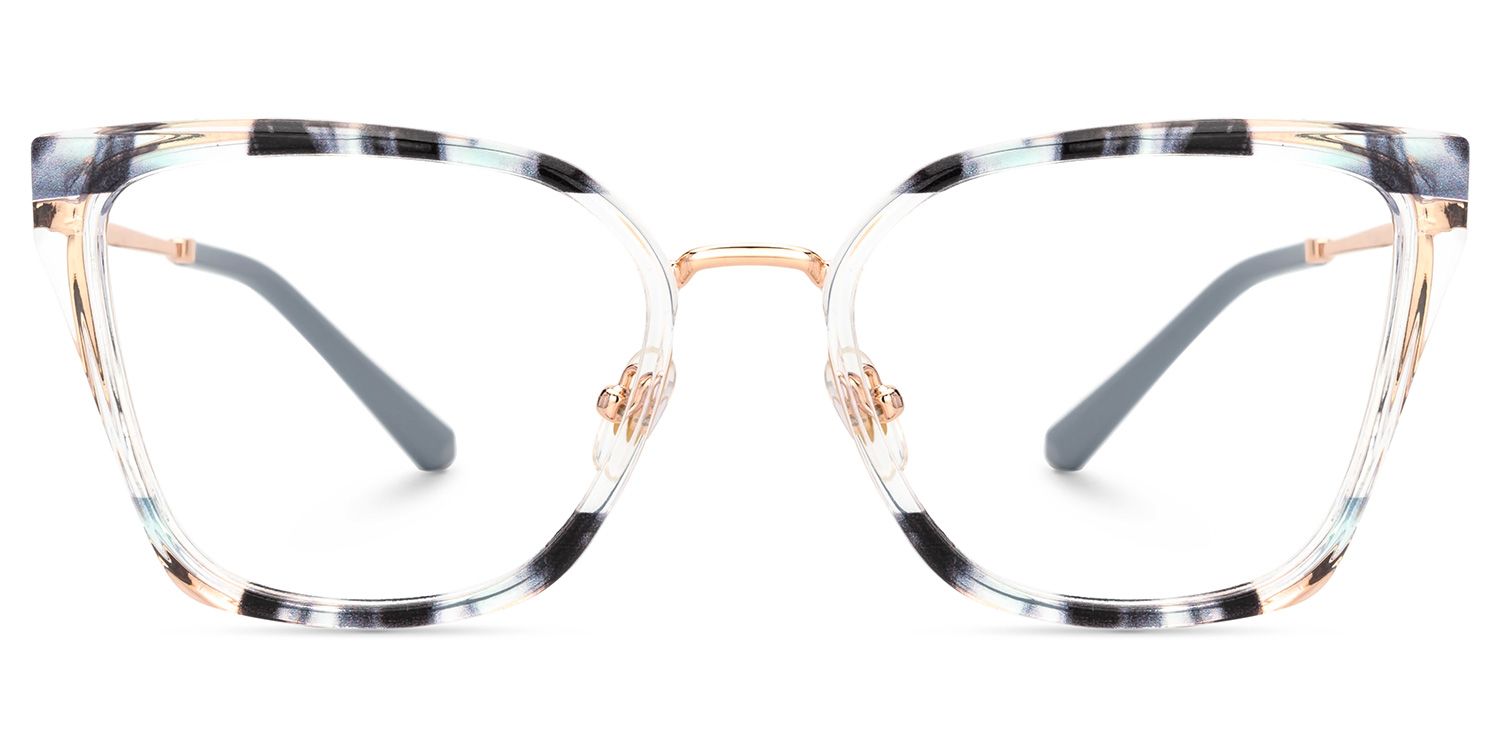 Martins TR90 Rectangle Blue Frame Glasses | Zeelool0