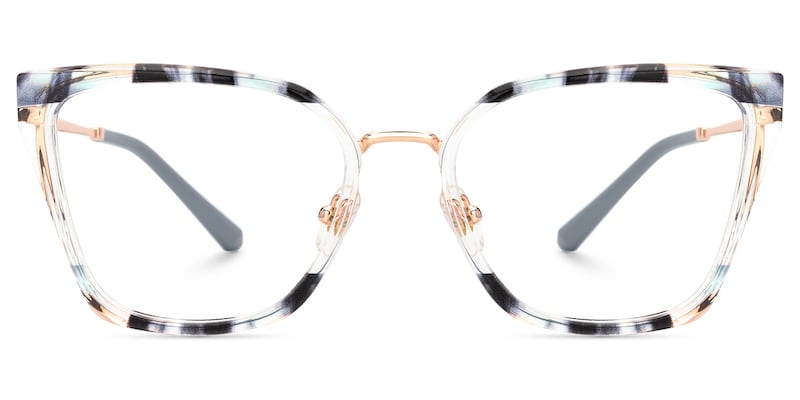 Martins Rectangle Blue Glasses