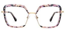 Cordaro Square Pink-Floral Glasses0