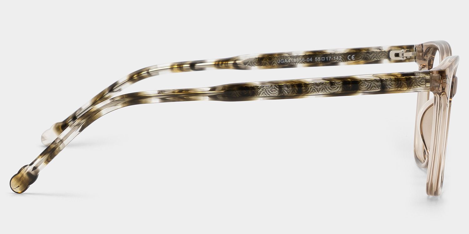 Marigold rectangle brown glasses Online | ZEELOOL3