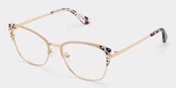 Mariana Rectangle Pink Glasses3