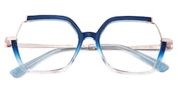 Alexia Square Blue Glasses3