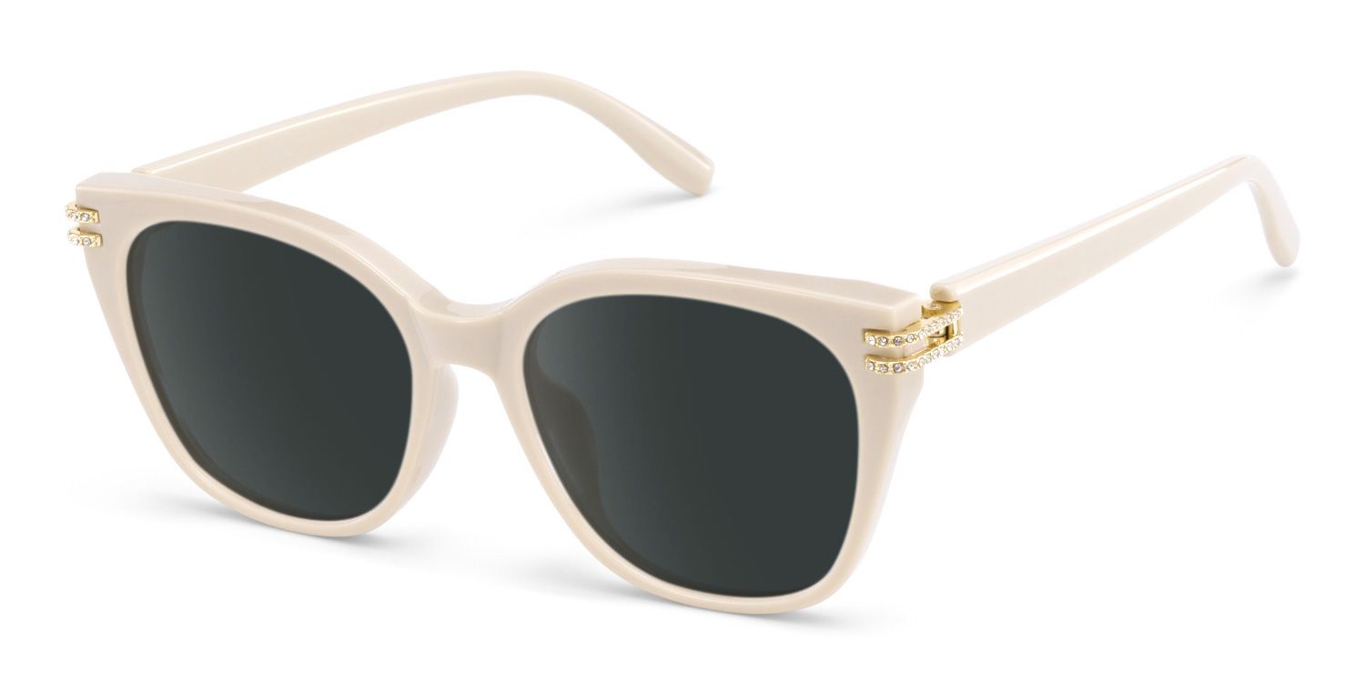 Catalina Beige Square Polarized Sunglasses Online | Zeelool2