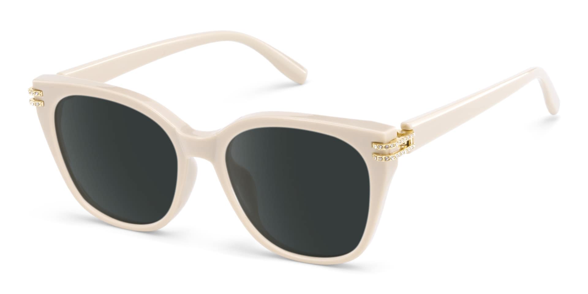 Catalina Champagne Square Polarized Sunglasses Online | Zeelool2