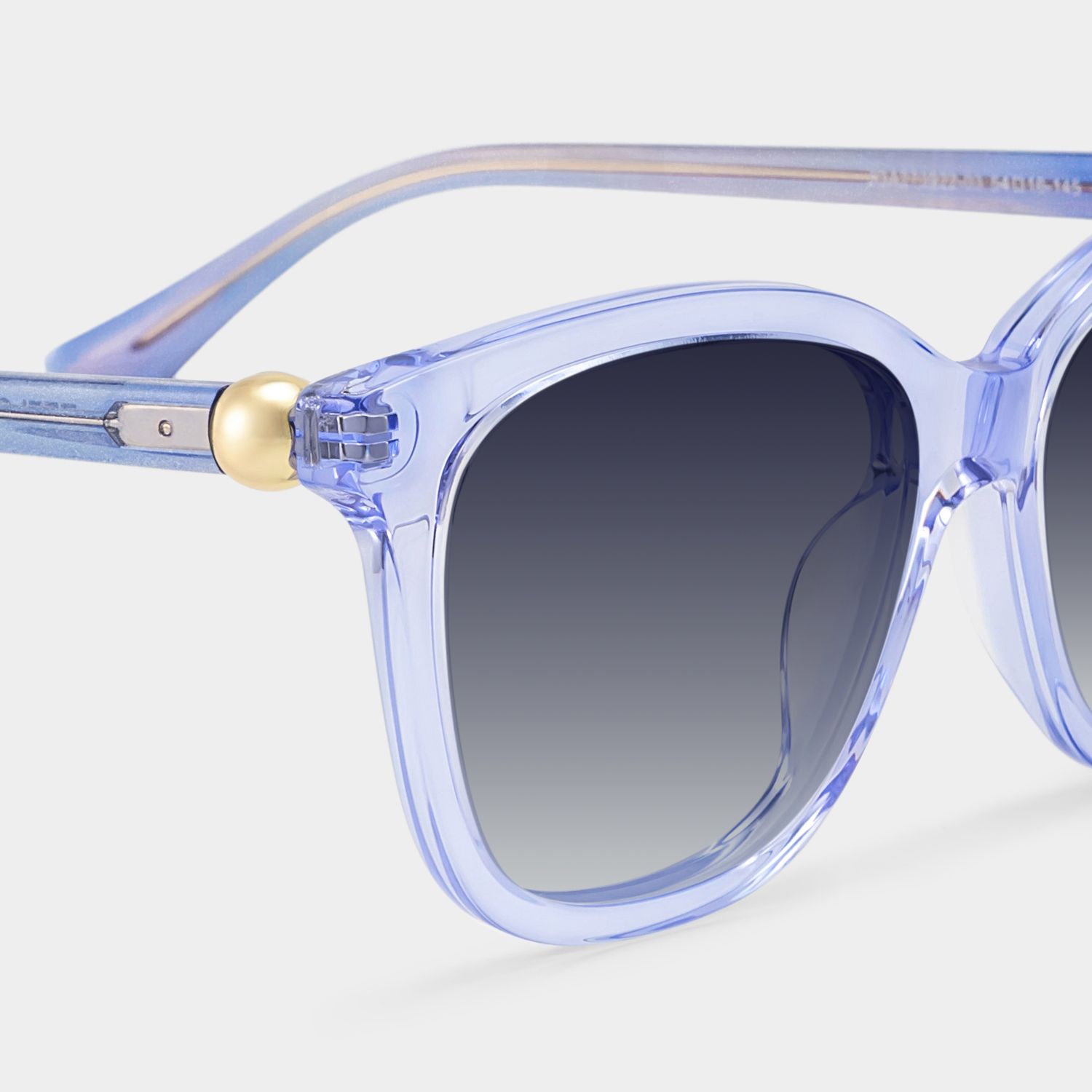 Isabella Clear Blue Square Eyeglass Frames for Sale | ZEELOOL4