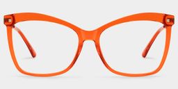 Isaebella Orange Butterfly Glasses0