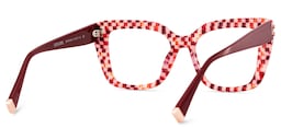 Cardozo Square Red Glasses5