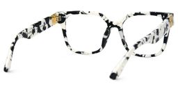 Kerri Square Cow Print Glasses6